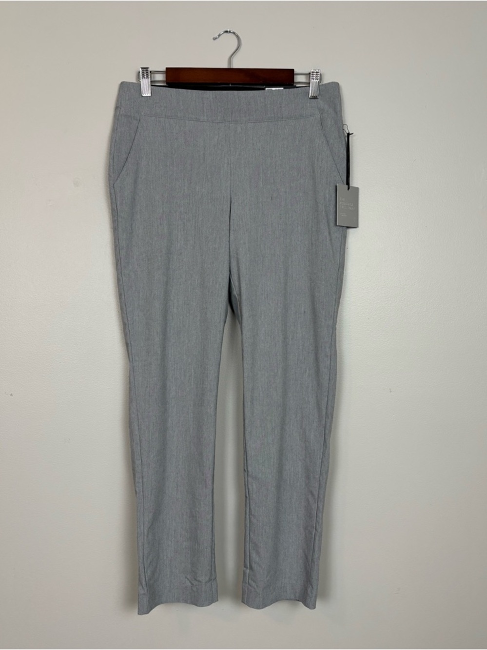 Simply Vera Wang Skinny‎ Ankle Mid Rise Pants Womens Medium in Grey